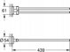 Grohe Μαύρη ματ κρεμάστρα πετσετών Essentials 1024672430