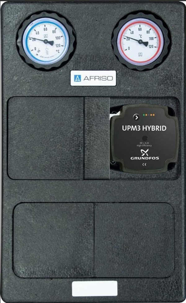 Afriso PrimoTherm K 180-1 DN25 GP Ομάδα Αντλιών με Αντλία Grundfos UPM3 Hybrid