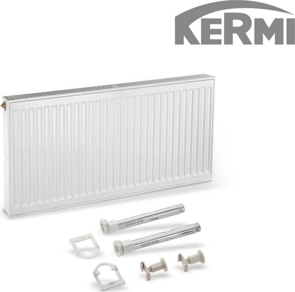 Θερμαντικό σώμα KERMI V 33/300/700 αριστερό με στηρίγματα 734W Χαλύβδινα θερμαντικά σώματα V33