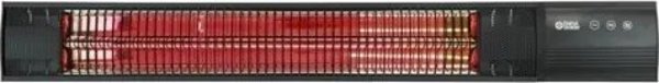 Grzejnik Targus TunaBone | Electric Wall mounted Infrared Patio Heater | TB2580W-01 | Patio heater | 2500 W | Number of power levels 3 | Suitable for rooms iki 25 m² | Juodas | IP55