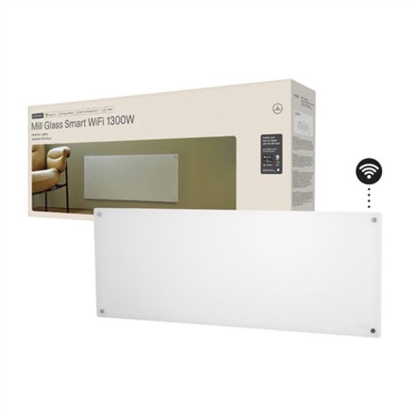 Grzejnik Mill Glass Smart WIFI Panel Heater Gen. 4 | | Panel Heater | 1300 W | Suitable for rooms up to 15-19 m² | White (GL1300WIFI4)