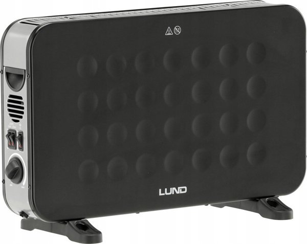 Grzejnik Toya LUND CONVECTOR HEATER 2000W BLACK