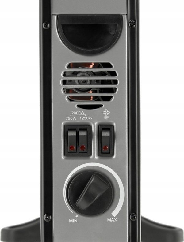 Grzejnik Toya LUND CONVECTOR HEATER 2000W BLACK