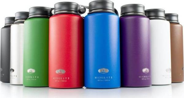 GSI Outdoors Microlite 1000 Twist Θερμός Φαγητού/Ροφήματος, 1000ml, Black