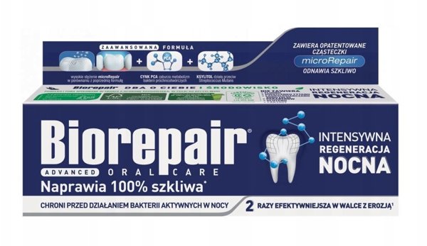 GSK BIOREPAIR Intensywna Regeneracja Nocna Οδοντόκρεμα 75ml