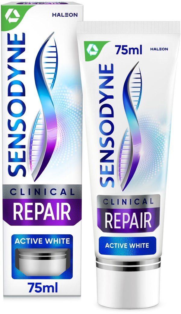 GSK SENSODYNE Pasta CLINICAL ACTIVE WHITE 75ml