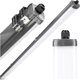 GTV G-TECH Oprawa hermetyczna 1x120 T8 LED-J, G13, AC220-240V, 50/60Hz, IP65 ,IK06, ABS/PS, szary