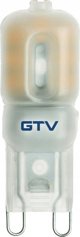 Λάμπα LED GTV LD-G93W25-32 2,5W G9 220-240V SMD 2835 θερμό λευκό AC 360°, με δυνατότητα ρύθμισης φωτεινότητας
