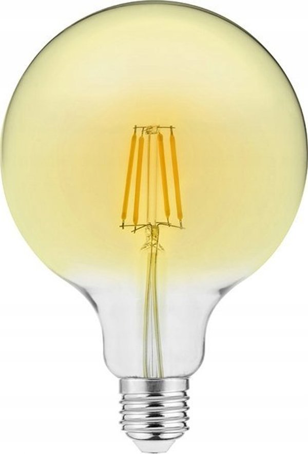 GTV Φωτιστική Πηγή LED Διακοσμητική Filament Vintage G95 E27 4W 3000K