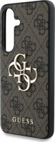 GUESS θήκη για SAMSUNG S25 GUHCS25S4GMGBR (4G PU Big Logo) καφέ