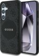 Θήκη Guess 4G Round Patch Classic Logo MagSafe για Samsung Galaxy S25 Plus μαύρο