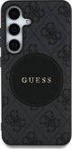 Θήκη Guess 4G Round Patch Classic Logo MagSafe για Samsung Galaxy S25 Plus μαύρο