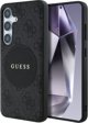 Θήκη Guess 4G Round Patch Classic Logo MagSafe για Samsung Galaxy S25 Plus μαύρο