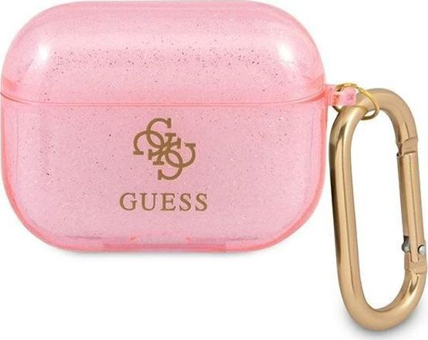 Guess Θήκη AirPods Pro Glitter Συλλογή - Ροζ