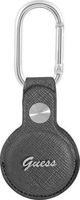 Guess Etui Guess GUATPSASRSG Apple AirTag szary/grey Saffiano Vintage Script