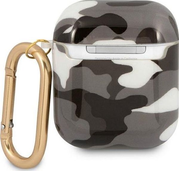 Guess Camo Collection Θήκη Προστασίας για Apple AirPods 1/2 - Γκρι