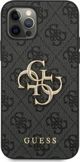 Guess Guess GUHCP12L4GMGGR iPhone 12 Pro Max 6,7" szary/grey hardcase 4G Big Metal Logo