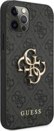 Guess Guess GUHCP12L4GMGGR iPhone 12 Pro Max 6,7" szary/grey hardcase 4G Big Metal Logo