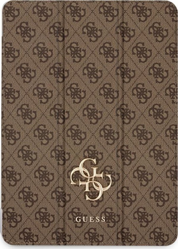 Guess GUFC11RM24PS4SGW iPad Air 11" 2024 καφέ/καφέ Μαγνητικό 4G Μεγάλο Λογότυπο