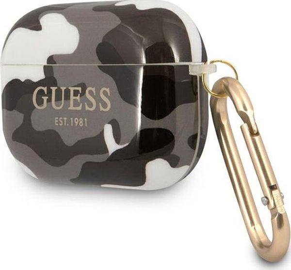 Guess Θήκη Προστασίας AirPods Pro Camo Collection - Καφέ