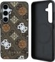 Θήκη MagSafe με σχέδιο Guess 4G και μοτίβο Peony για Samsung Galaxy S25 καφέ