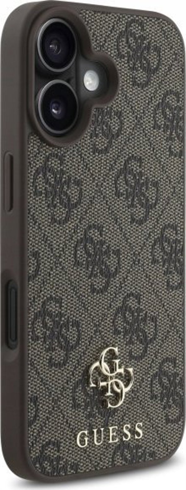 Guess GUHMP16SP4SM4MW iPhone 16 6.1" καφέ/καφέ σκληρή θήκη 4G Μικρό Κλασικό MagSafe