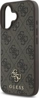 Guess GUHMP16SP4SM4MW iPhone 16 6.1" καφέ/καφέ σκληρή θήκη 4G Μικρό Κλασικό MagSafe