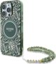 Guess GUHMP16XHCPOFPA iPhone 16 Pro Max 6.9" πράσινο/green σκληρή θήκη IML Flowers Allover Electro With Pearl Strap MagSafe