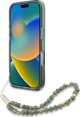 Guess GUHMP16XHCPOFPA iPhone 16 Pro Max 6.9" πράσινο/green σκληρή θήκη IML Flowers Allover Electro With Pearl Strap MagSafe