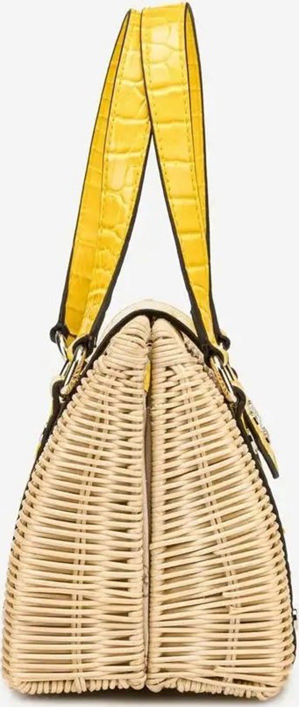 Guess Paloma Γυναικεία Τσάντα Ώμου, Κίτρινο Χρώμα