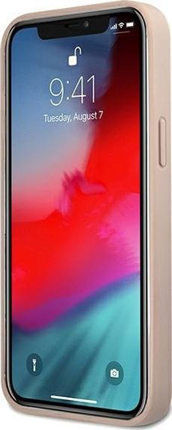 Guess Guess 4G Big Metal Logo - Etui iPhone 12 Pro Max (ροζ) (GUHCP12L4GMGPI) - 1035560