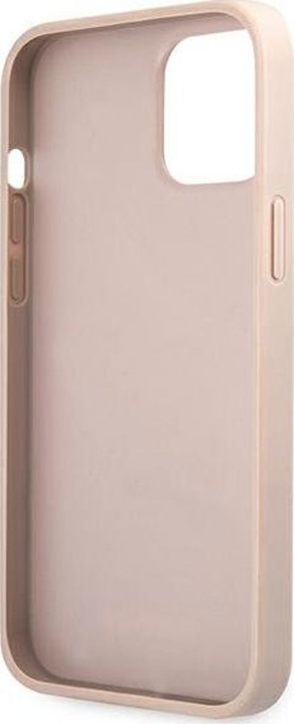 Guess Guess 4G Big Metal Logo - Etui iPhone 12 Pro Max (ροζ) (GUHCP12L4GMGPI) - 1035560