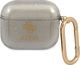 Guess Θήκη AirPods 3 Glitter Collection, Μεταλλικός Κρίκος, Γκρι