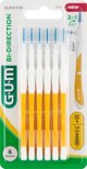 GUM Sunstar Butler Μεσοδόντια Βούρτσα Διπλής Κατεύθυνσης, 6 Τεμάχια