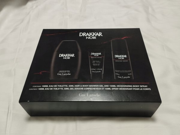 Guy Laroche Set Guy Laroche: Drakkar Noir, Eau De Toilette, For Men, 100 ml + Drakkar Noir, Cleansing, Shower Gel, For All Skin Types, 50 ml + Drakkar Noir, Anti-Perspirant, Deodorant Spray, For Men, 150 ml For Men