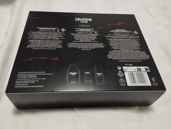 Guy Laroche Set Guy Laroche: Drakkar Noir, Eau De Toilette, For Men, 100 ml + Drakkar Noir, Cleansing, Shower Gel, For All Skin Types, 50 ml + Drakkar Noir, Anti-Perspirant, Deodorant Spray, For Men, 150 ml For Men