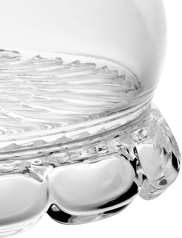 Guzzini VANITY Kuchenplatte mit Fuß und Haube Clear