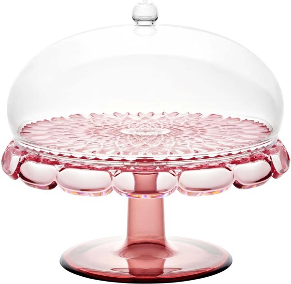 Guzzini VANITY Kuchenplatte mit Fuß und Haube Flamingo pink