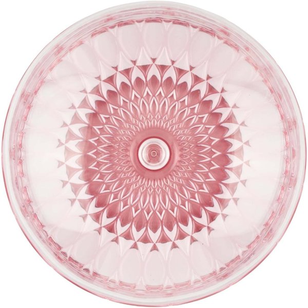Guzzini VANITY Kuchenplatte mit Fuß und Haube Flamingo pink