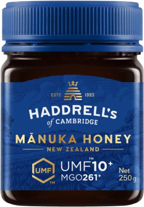 HADDRELL'S Manuka Honey μέλι manuka UMF 10+ MGO 261+ 250g