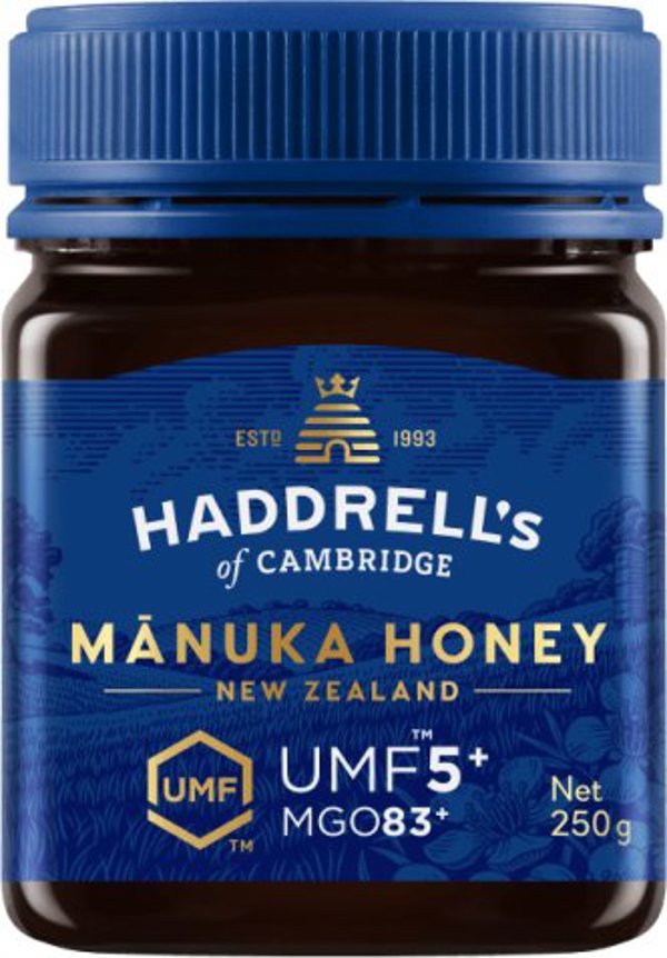HADDRELL'S Manuka Honey miod manuka UMF 5+ 83+ 250g