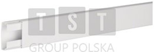 Hager LF1804509016 tehalit.LF Kanał elektroinstalacyjny PVC 18x45mm, biały LF1804509016 /2m/