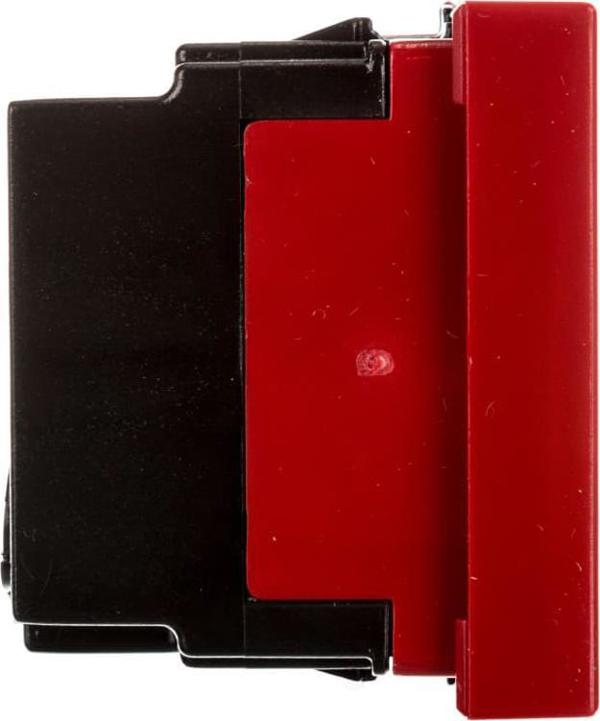 Hager tehalit.GB-EG Gniazdo z/u 33st. pojedyncze 45x45mm bezhalogenowe czerwone EER1333020