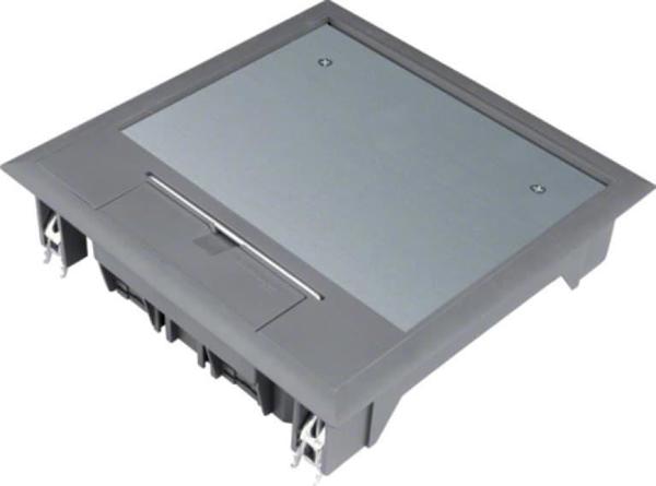 Hager tehalit.VE-EE Pokrywa uchylna VQ06 200x200 wykladzina 5mm stal szary PA VQ06057011