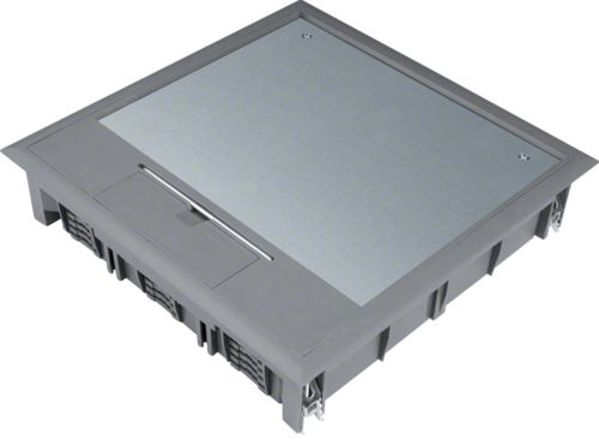 Hager Pokrywa puszki podlogowej 263x263mm szary