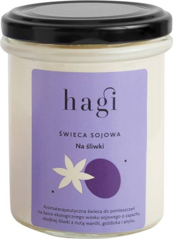 Hagi HAGI Σόγια Κερί με Δαμάσκηνα 215ml
