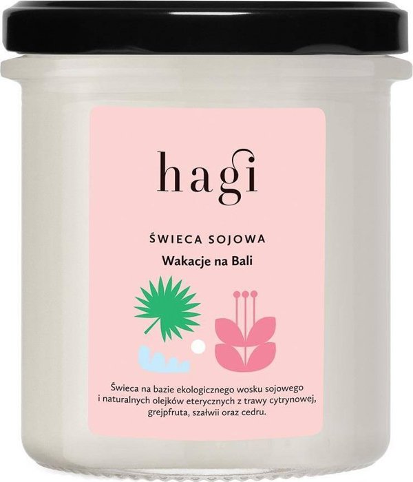 Hagi Hagi Μικρό κερί σόγιας Διακοπές στο Μπαλί 215ml