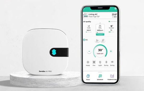 Haier Έξυπνος ελεγκτής κλιματισμού/αντλίας θερμότητας Sensibo Air Pro