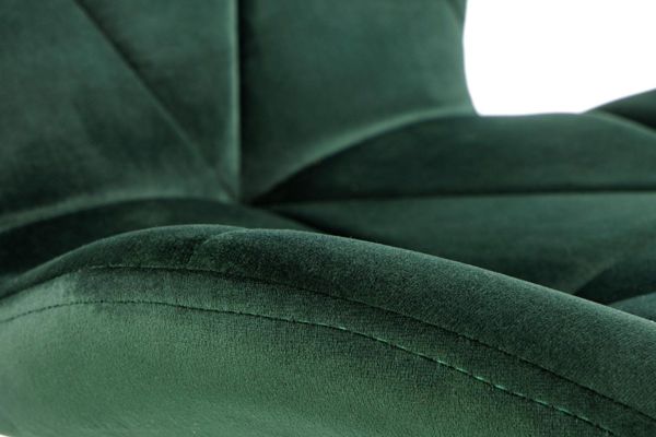 Καρέκλα K453 VELVET σκούρο πράσινο