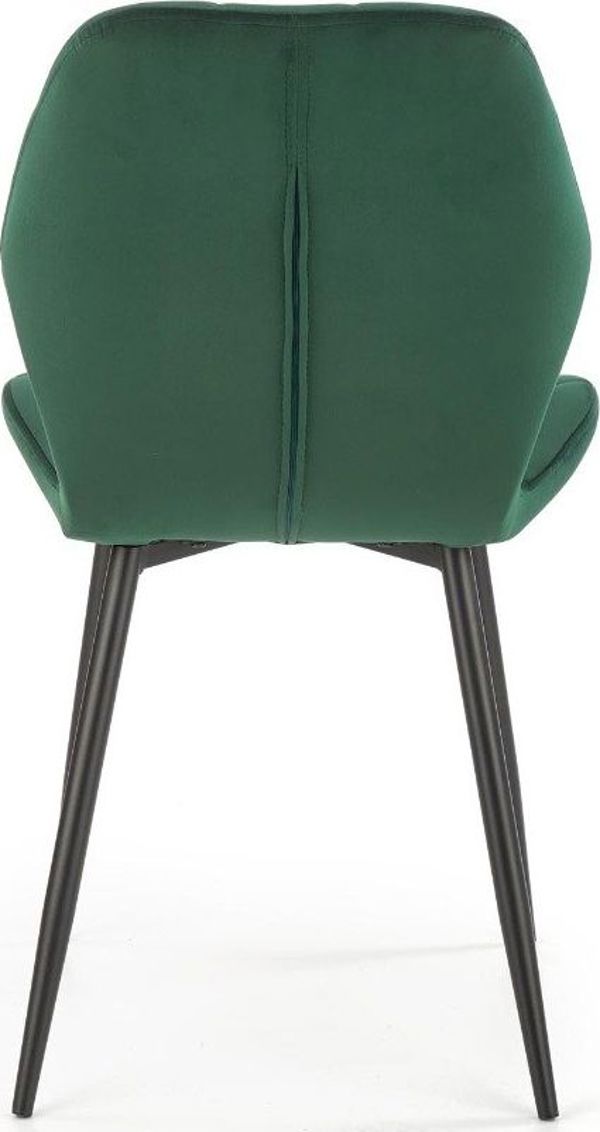 Καρέκλα K453 VELVET σκούρο πράσινο